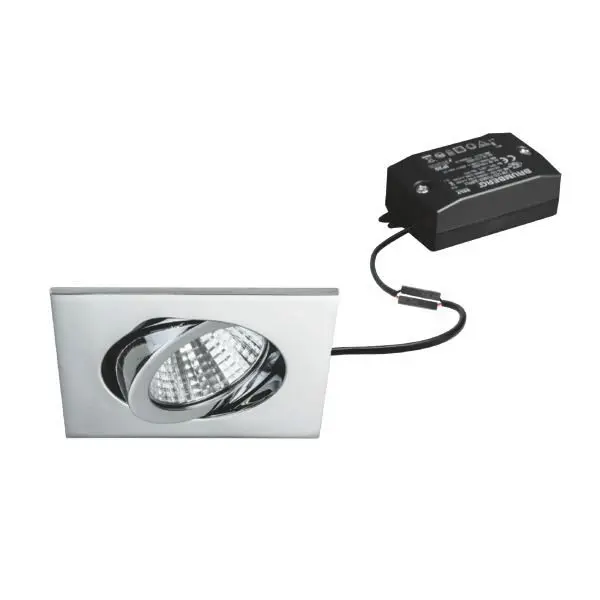 Produktfoto 1 von LED-Einbaustrahler 230V,7W,3000K,chrom