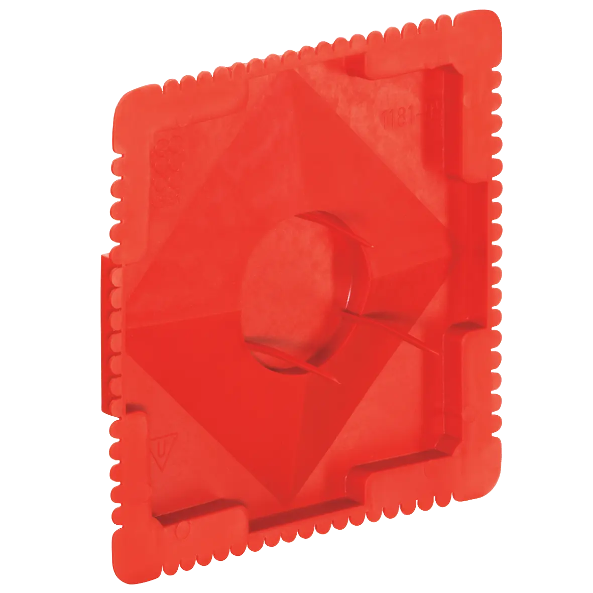 Produktfoto 1 von Unterputz, Signaldeckel 100 x 100 mm, rot