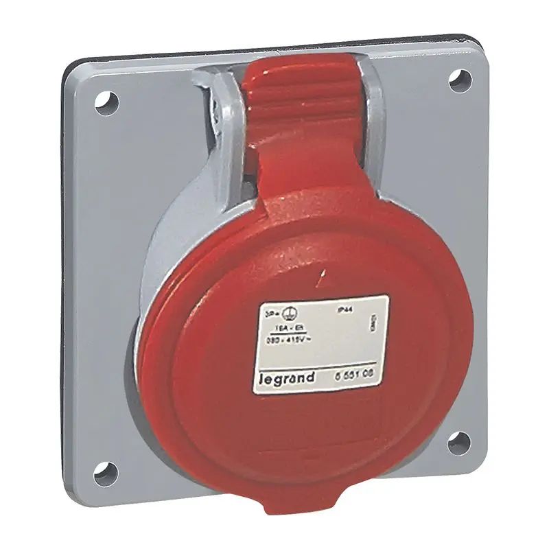 Produktfoto 1 von CEE-Steckdose 5P 32A 415V Rot IP44