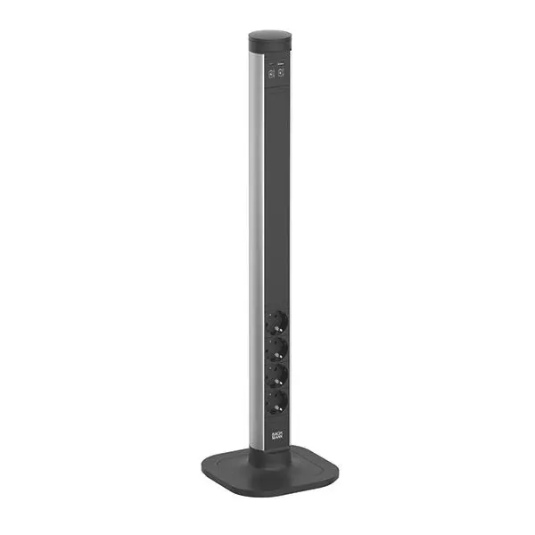 Produktfoto 1 von CYCLE Pole L 4x CEE7/3, 1x USB A&C Charger 2,5m H05Z1Z1 3G 1,5mm² CEE7/7