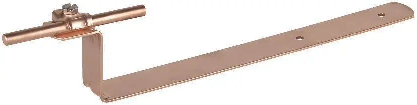 Produktfoto 1 von Dachleitungshalter DEHNQUICK Cu f. Rd 6-10mm m. Strebe L 260mm