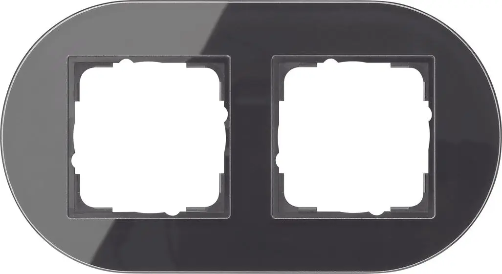 Produktfoto 1 von Abdeckrahmen 2f Gira Studio G Schwarz