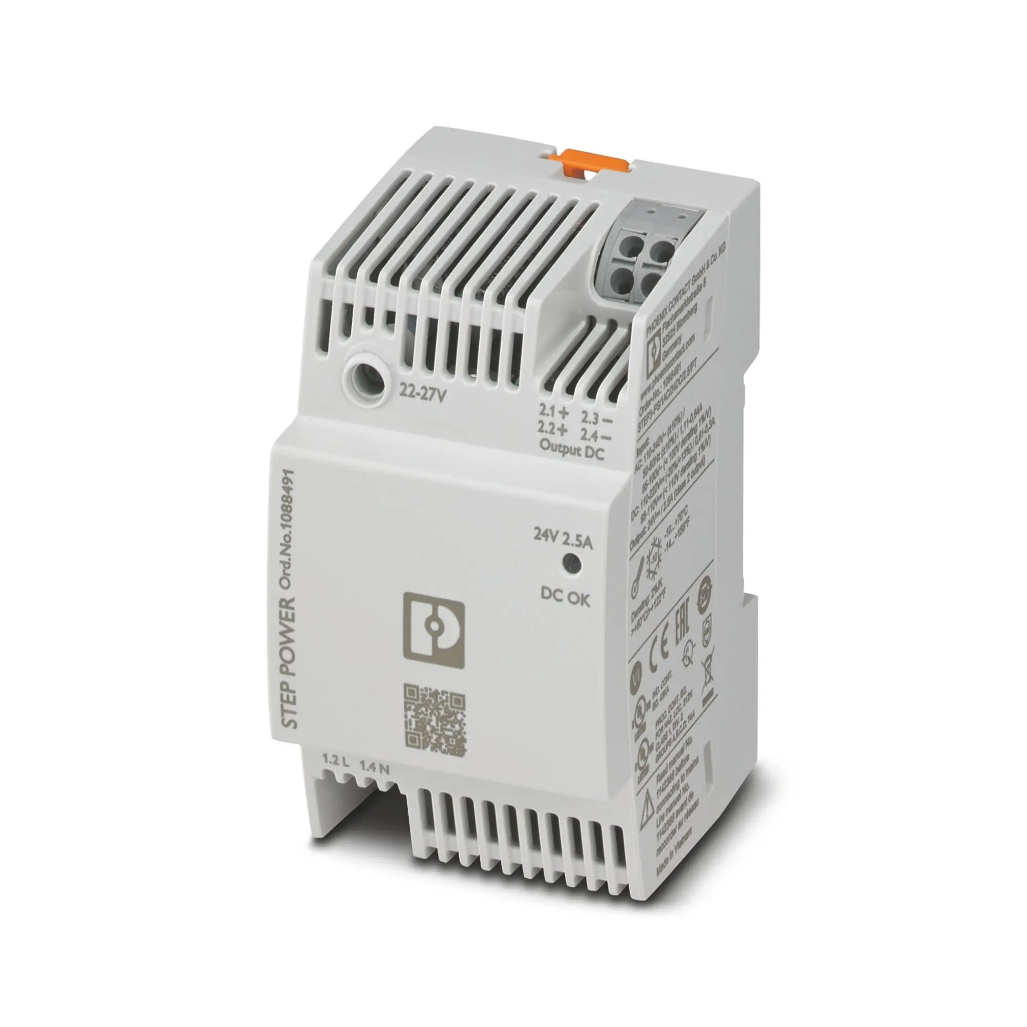 Produktfoto 1 von Netzteil für DEVIreg 850, 230 V AC - 24 V DC