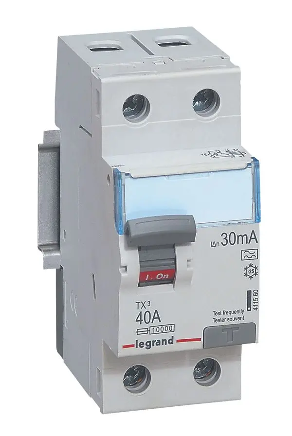 Produktfoto 1 von TX3 FI-Schalter 40A, 2-polig, 30mA, Typ A, 230VAC, 2TE