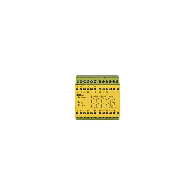 Produktfoto 1 von PZE 9 110-120VAC 8n/o 1n/c Kontakterweiterung
