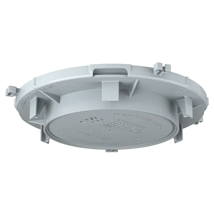 Produktfoto 1 von Einbaugehäuse, HaloX 100 Frontteil Deckenauslass Ø85mm f.Ortbeton