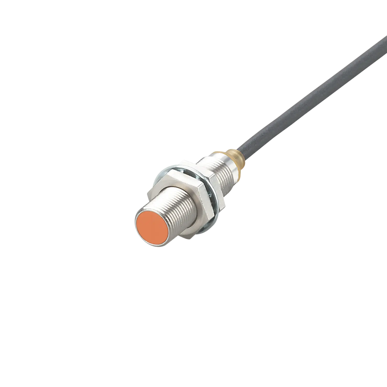 Produktfoto 1 von Ind.Sensor M12x1 L=40 Sn=4mm bündig Ö DC NPN 2m PUR IP65-69K 3L 700Hz