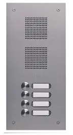 Produktfoto 1 von Türstation V2A Edelstahl gebürstet einreihig Unterputz/incl. UP-Kasten