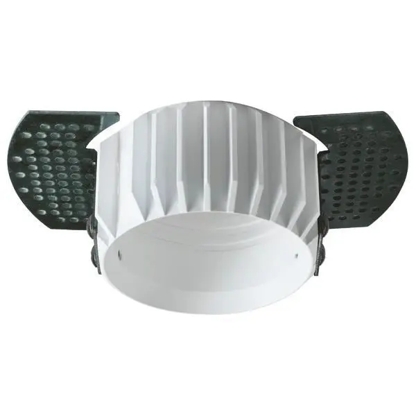 Produktfoto 1 von Einputzring rund zu 12630/12635 strukturweiss 85mm