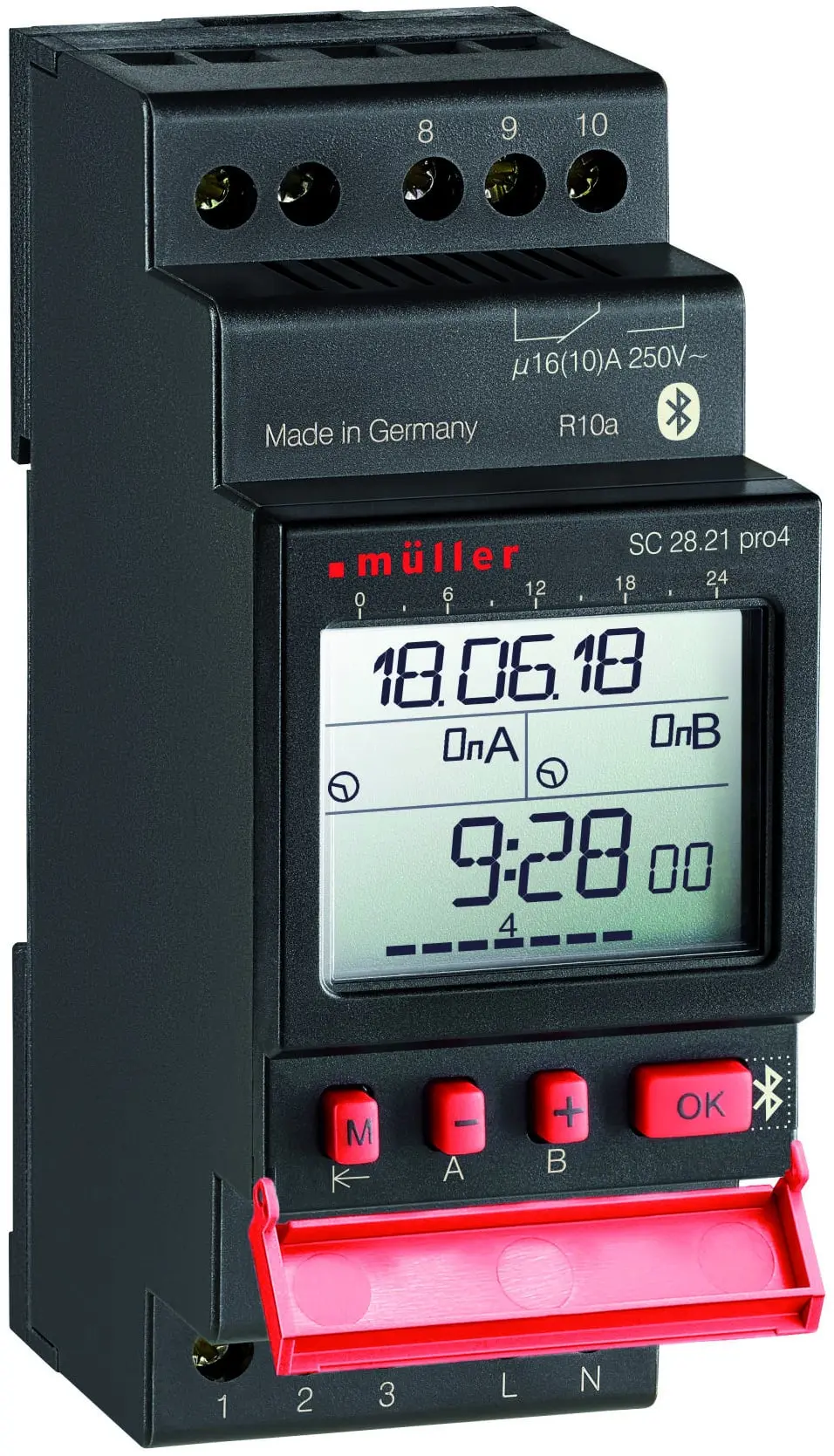 Produktfoto 1 von Digitale Zeitschaltuhr SC2821pro4 24V ACDC Müller