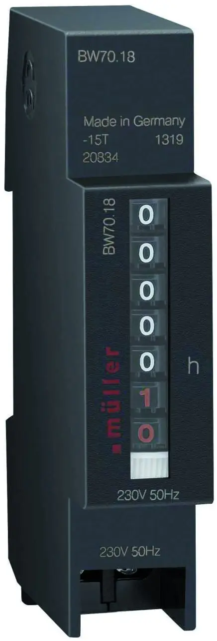Produktfoto 1 von Betriebsstundenzähler BG7018 12-48V DC Müller