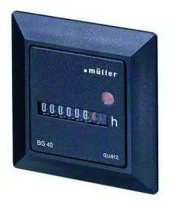 Produktfoto 1 von Betriebsstundenzähler BW4038 115V 60Hz Müller