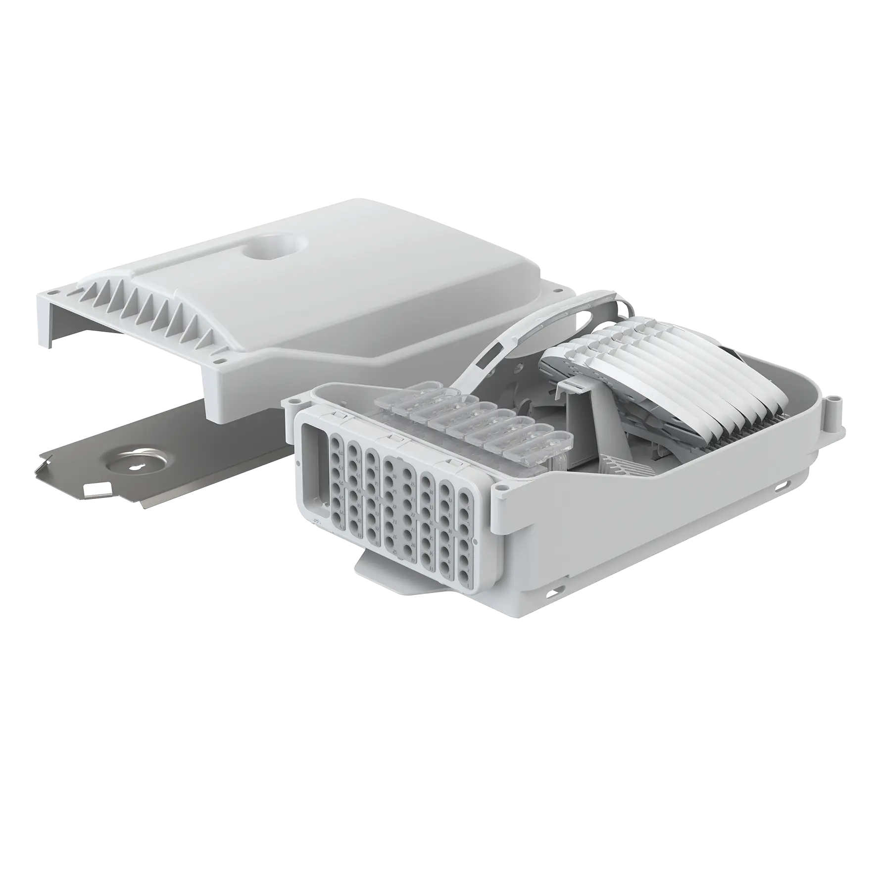 Produktfoto 1 von Connectivity Gebäudeverteiler Gf-GV 96 Fasern HS 48 Ausgänge Loop IP65