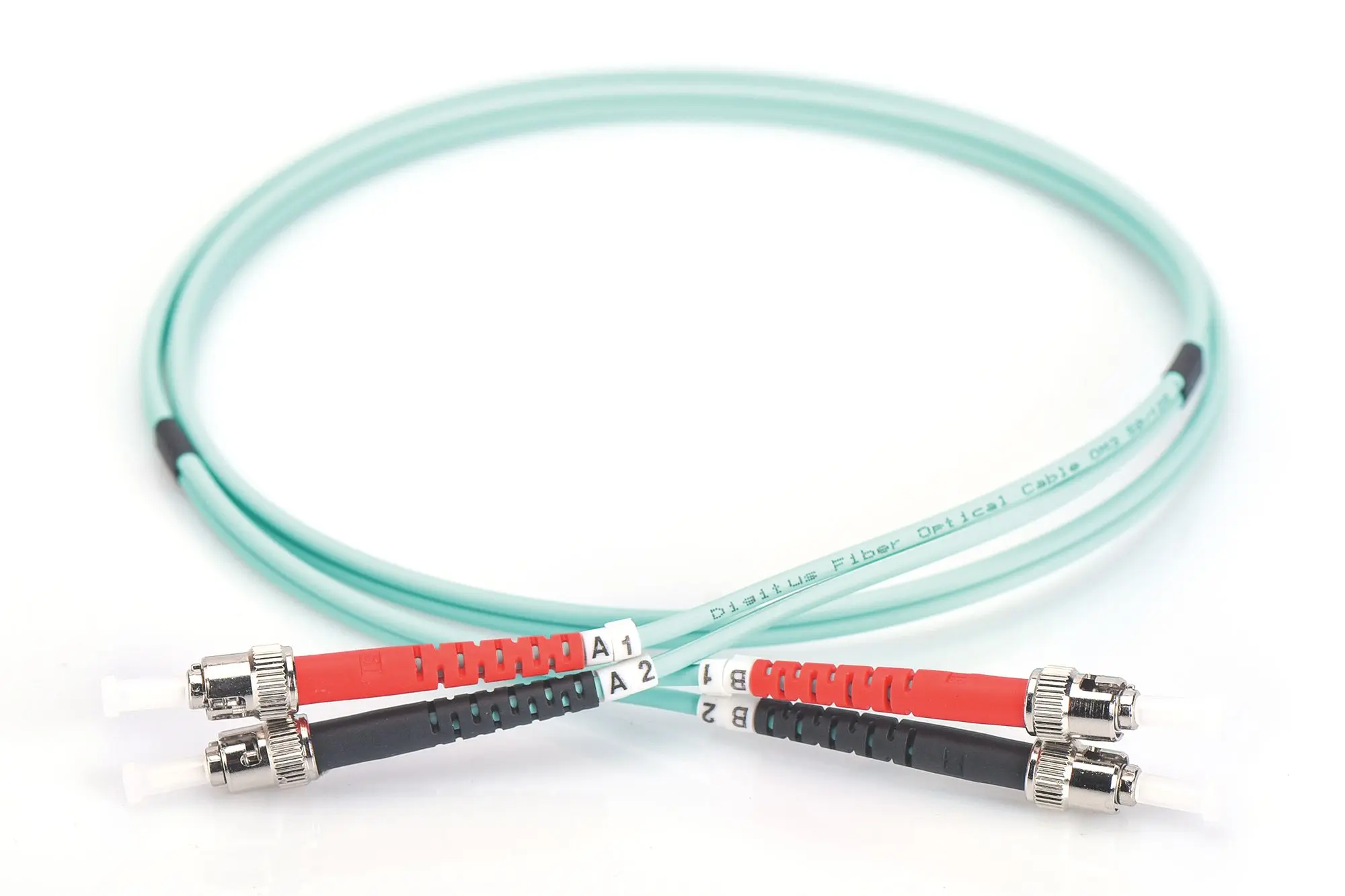 Produktfoto 1 von DIGITUS LWL Patchkabel ST zu ST Multimode 50/125M Duplex L: 5m