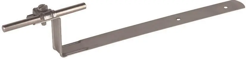 Produktfoto 1 von Dachleitungshalter DEHNQUICK NIRO f. Rd 6-10mm m. Strebe L 260mm