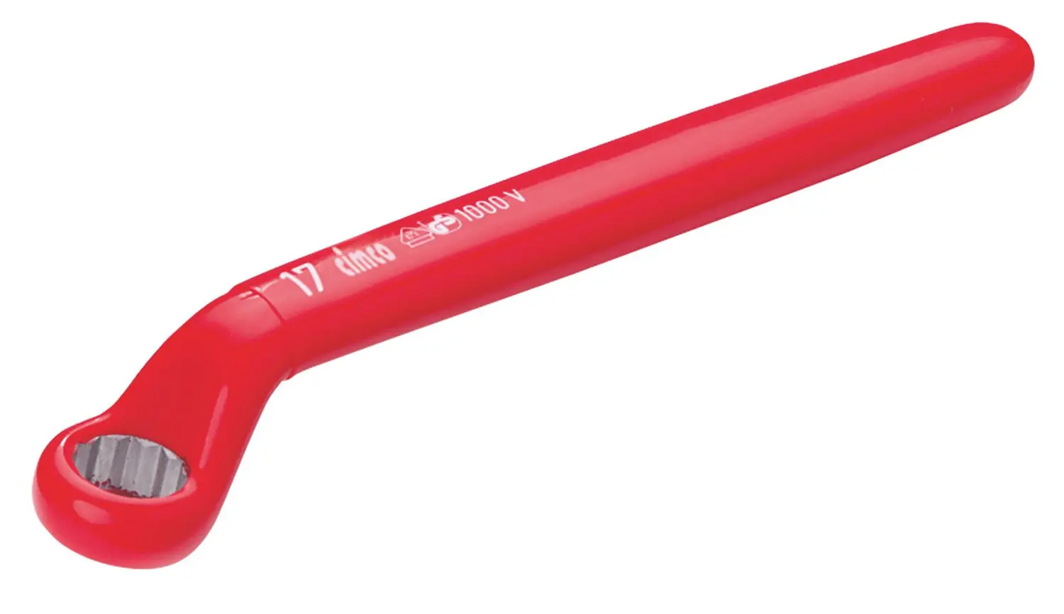 Produktfoto 1 von 1.000 V Ringschlüssel SW 18 tiefgekröpft Größe 220mm