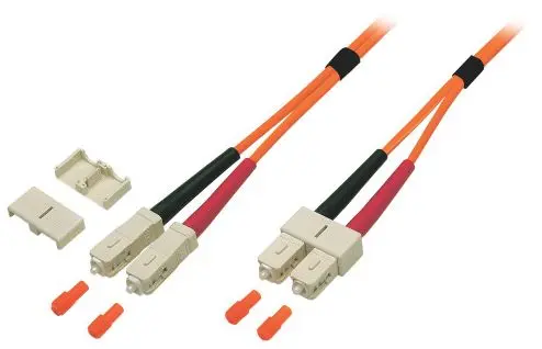 Produktfoto 1 von Duplex Jumper SC-SC 62,5/125µ 0,5m OM1 LSZH orange