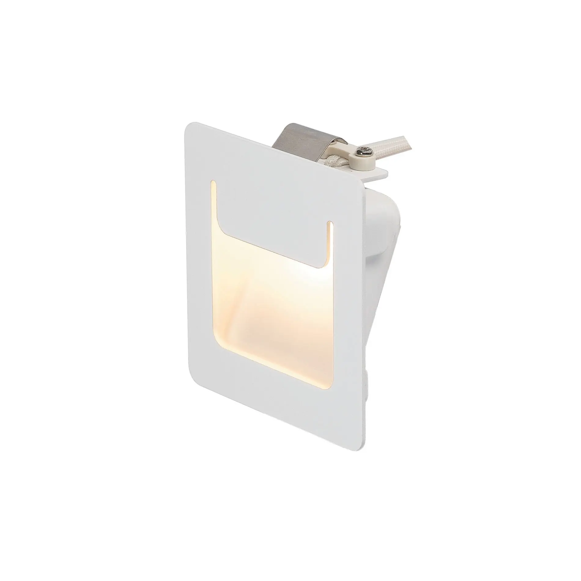 Produktfoto 1 von DOWNUNDER PUR Einbauleuchte eckig weiß 3,6W LED warmweiß 80x80mm