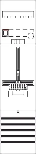Produktfoto 1 von DF17Q1 Zählerfeld 7RE 1Z vorverdrahtet mit Zählerkreuz
