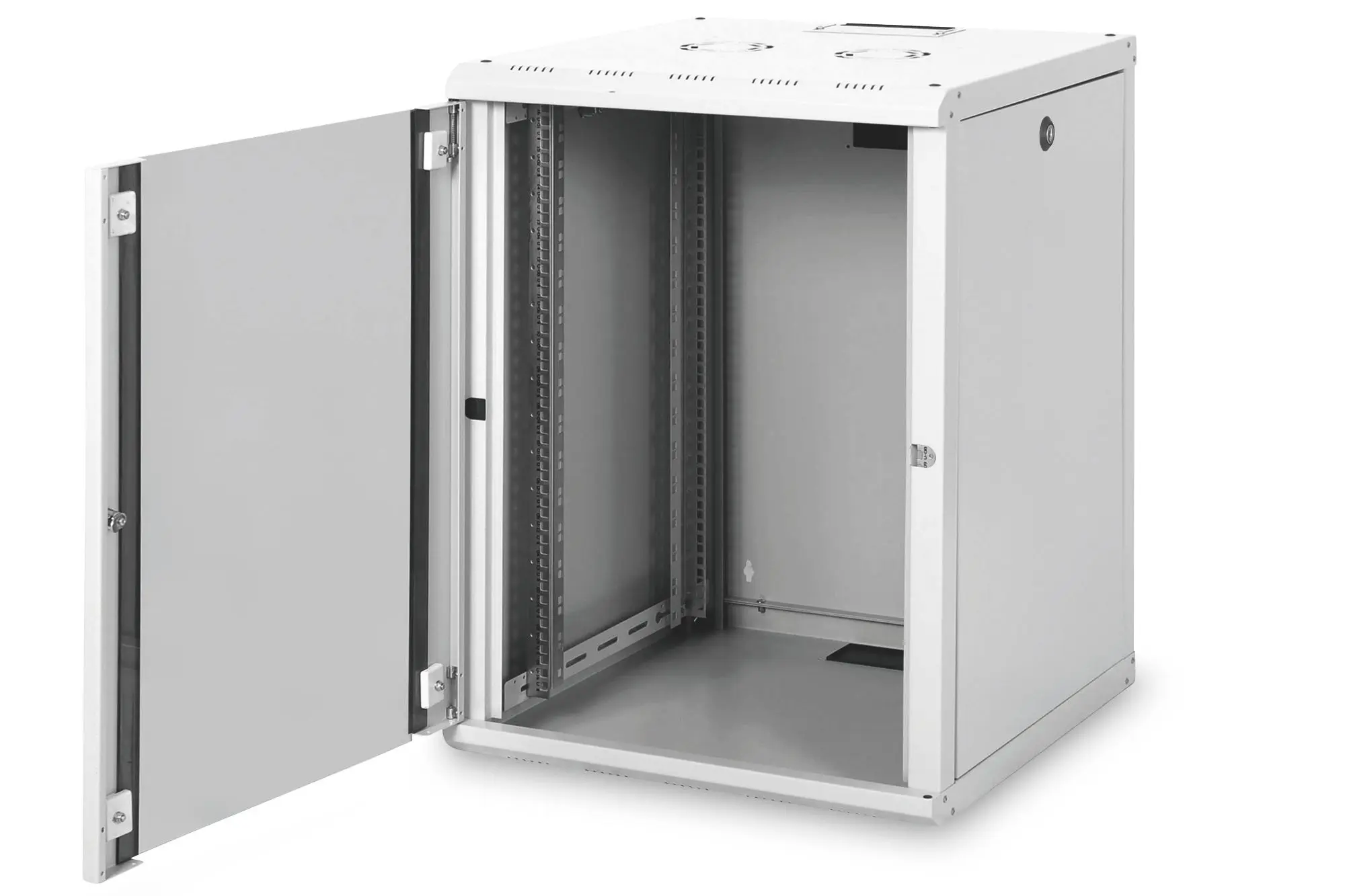 DIGITUS 16HE Wandgehäuse 820x600x600mm grau RAL7035