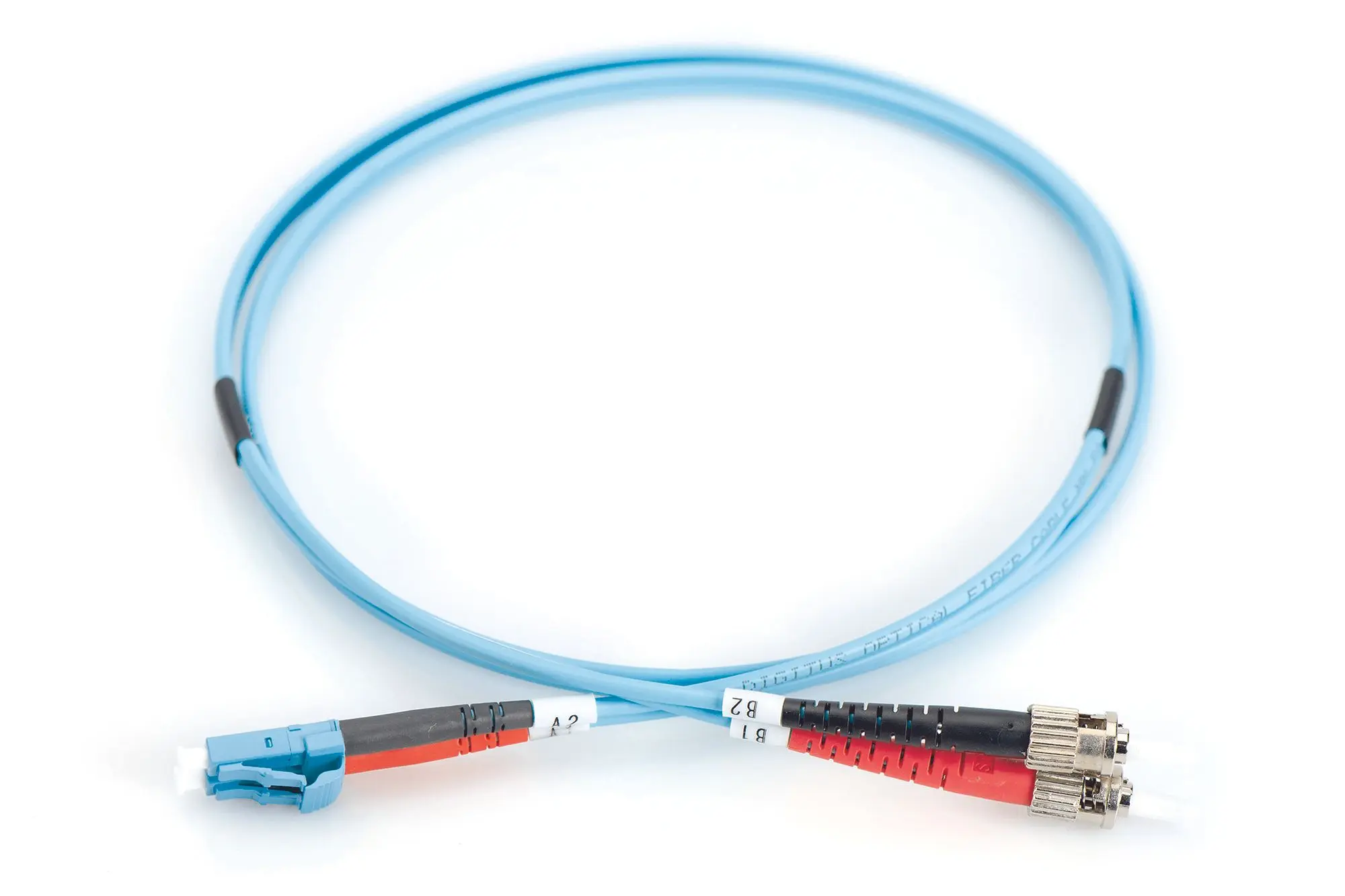 Produktfoto 1 von LWL Multimode OM 3 Patchkabel LC/ST 50/125M Duplex Länge: 3m