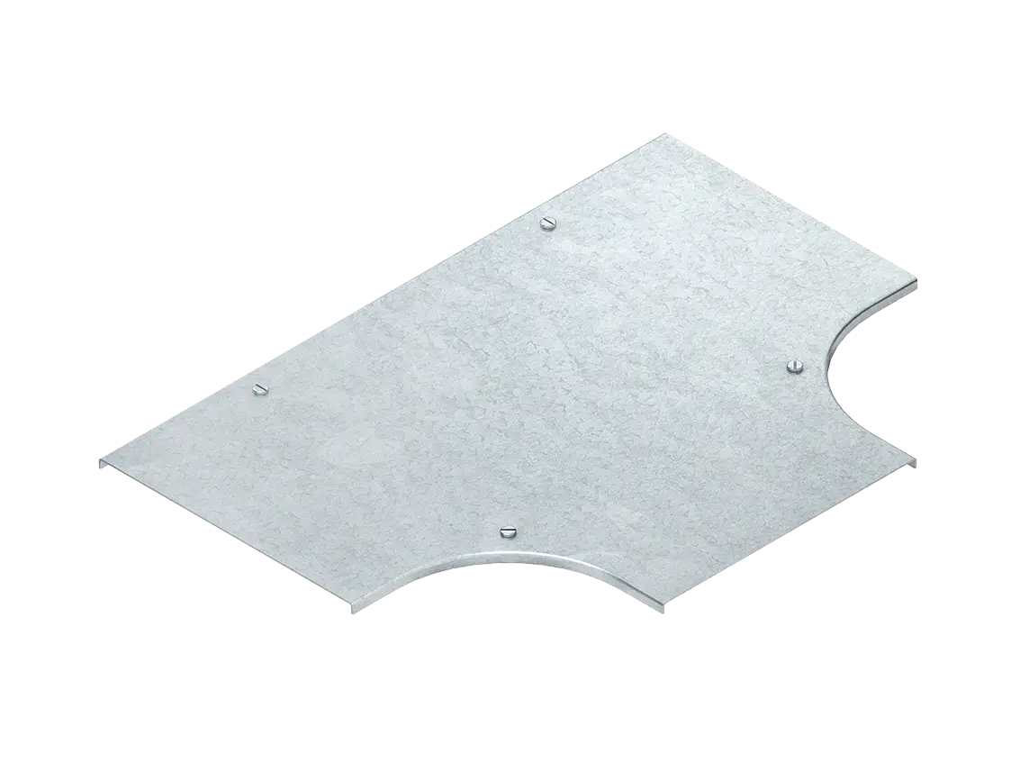 Produktfoto 1 von Deckel für T-Stück, Breite 105 mm t=2,0 mm bandverz.m.Drehriegelverschluss