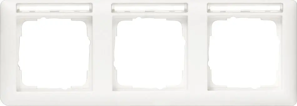 Produktfoto 1 von Abdeckrahmen 3fach BSF waagerecht Standard 55 reinweiß