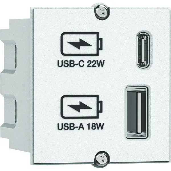 Produktfoto 1 von USB A/C 22Watt Charger CM weiss