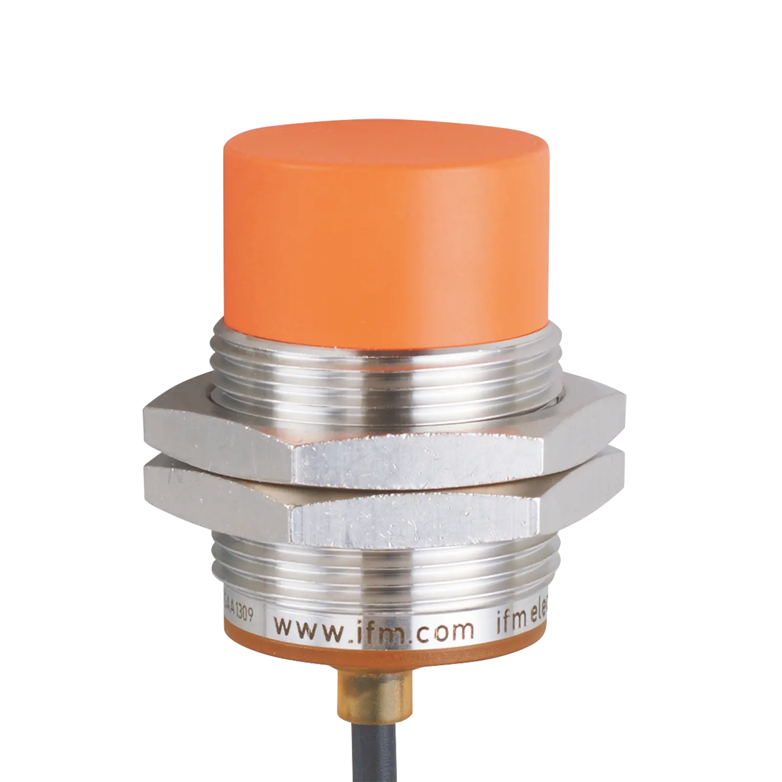 Produktfoto 1 von Ind.Sensor M30x1,5 L=45 Sn=22mm n.bündig S DC PNP 2m PUR IP65-69K 3L 100Hz