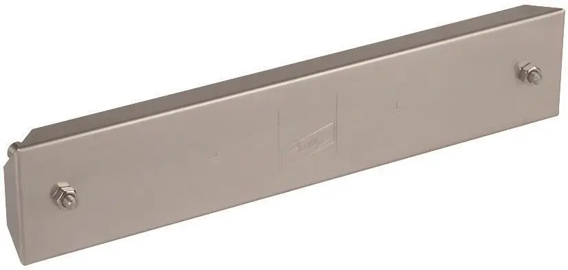 Produktfoto 1 von Abdeckung f. PA-Schiene NIRO m. 6 Anschlüssen