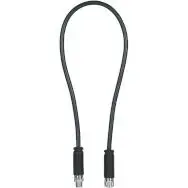 Cable/PW/M12-5SMX/M12-5SFX/L/0,5/1Q50/BK