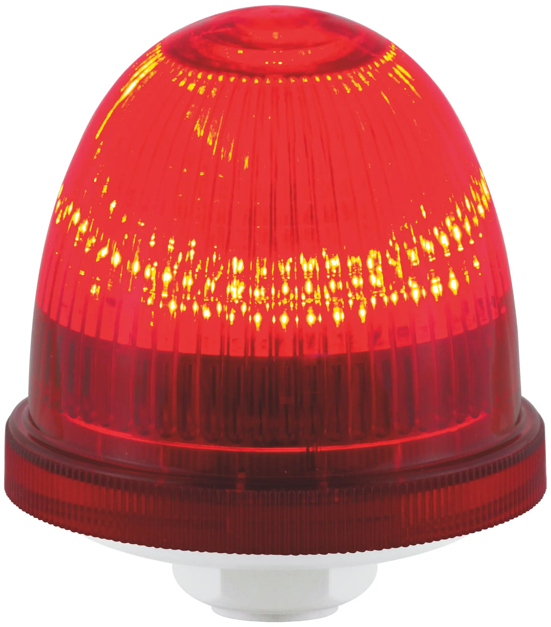 Produktfoto 1 von LED-Multiblitzleuchte 12/24V~/= (0,09A) rot IP65 4 Funk.