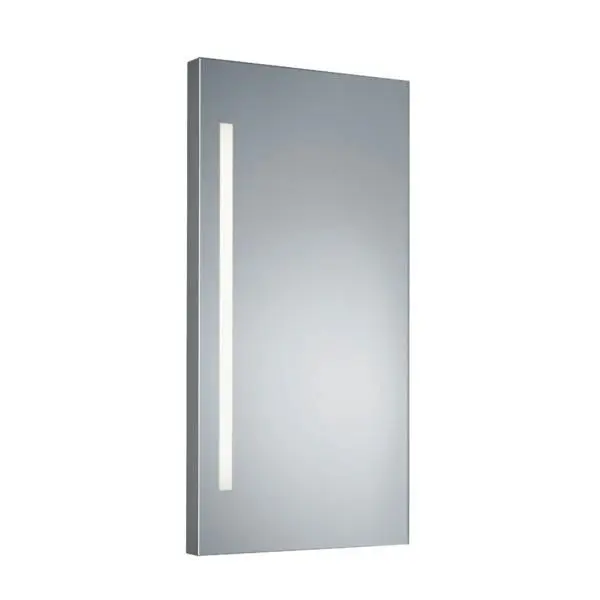 Produktfoto 1 von Kristallglasspiegel teilmattiert, 500x1000mm 2x 24W, 3000K, IP44