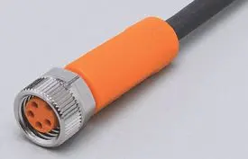 Produktfoto 1 von Anschlusskabel m.Buchse <50VAC 15m PUR Geh. TPU orange FKM IP65/67-69K