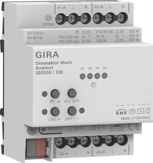 Produktfoto 1 von Dimmaktor 4f REG Kmf KNX Secure