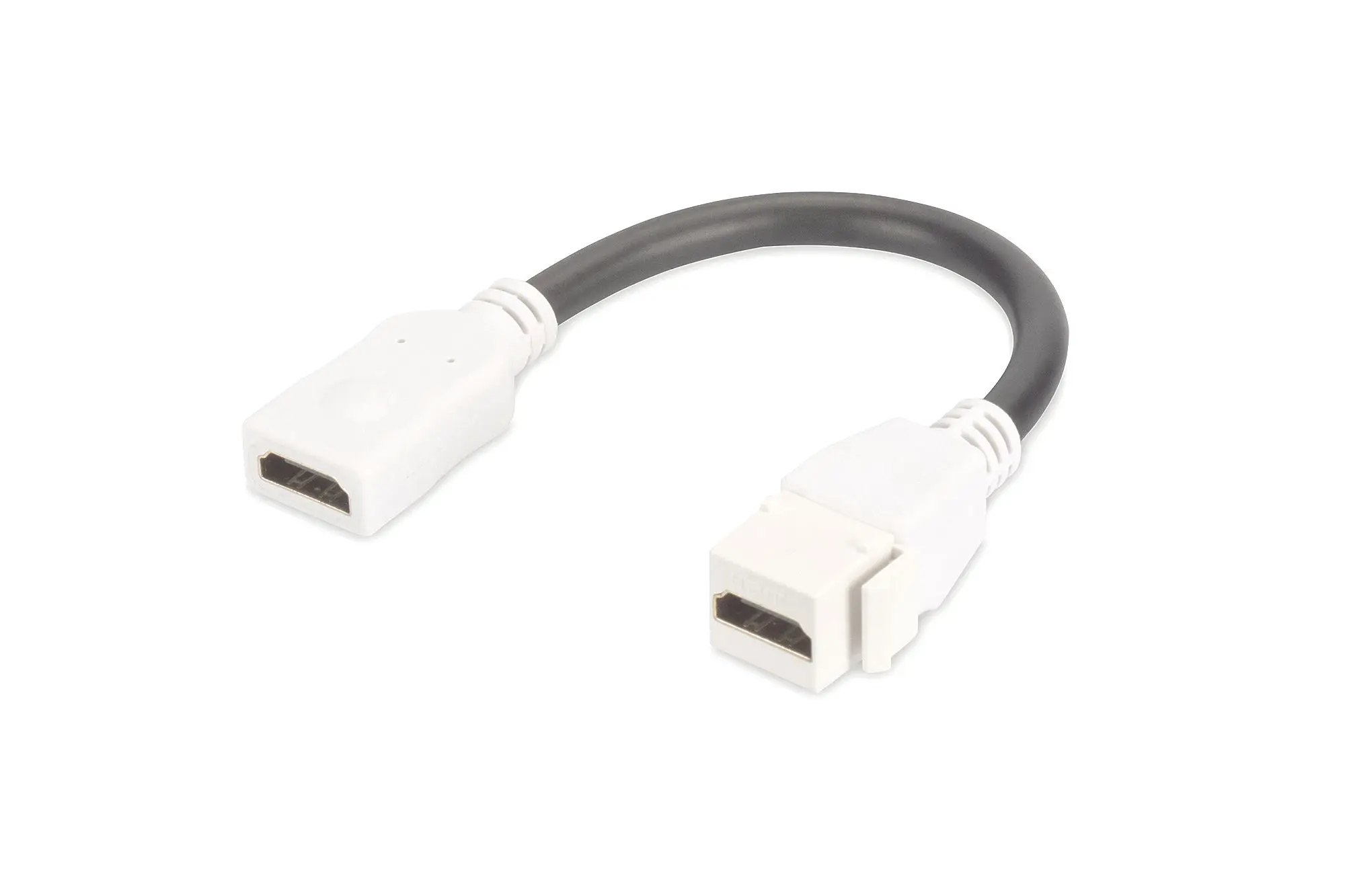 Produktfoto 1 von HDMI 2.0 Keystone Modul mit 12 cm Zuleitung (Buchse/Buchse)