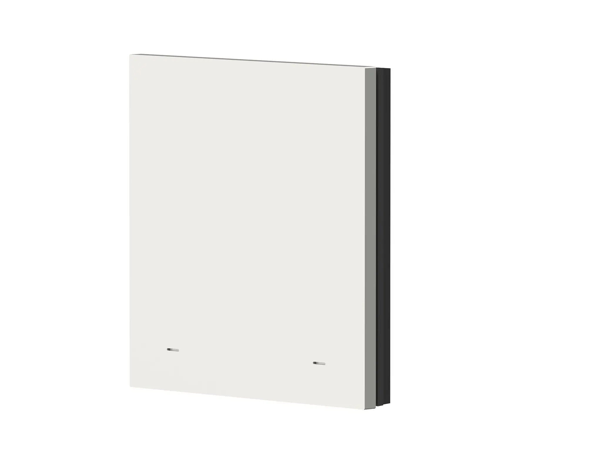 Produktfoto 1 von 1-fach Wippe Metall weiß für iONprime PB KNX