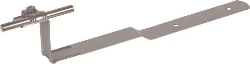 Produktfoto 1 von Dachleitungshalter DEHNQUICK NIRO f. Rd 6-10mm m. Strebe L 260mm gekröpft