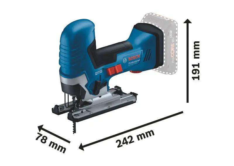 Produktfoto 1 von Akku-Stichsäge GST 18V-125 S, L-BOXX 136