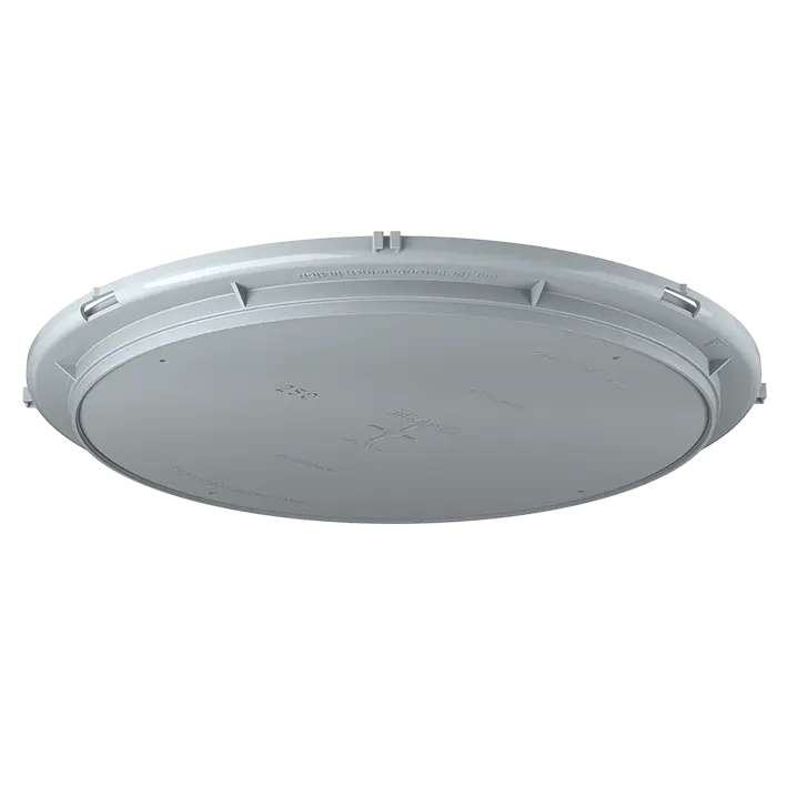 Produktfoto 1 von Einbaugehäuse HaloX 250 Frontteil Deckenauslass D250mm f.Ortbeton