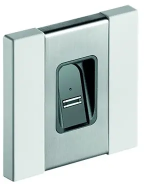 Produktfoto 1 von Fingerprint-System „ENTRAsys+", unter Putz, FM 868,95 MHz inkl. Blende