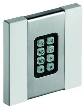 Produktfoto 1 von Codetaster Set "ENTRAcode+", unter Putz, FM 868,95 MHz inkl. Blende
