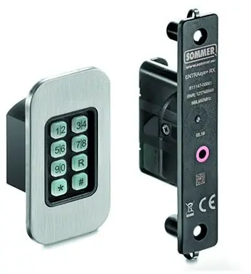 Produktfoto 1 von Codetaster Set "ENTRAcode+ FD", FM 868,95 MHz Set inkl. Empfänger