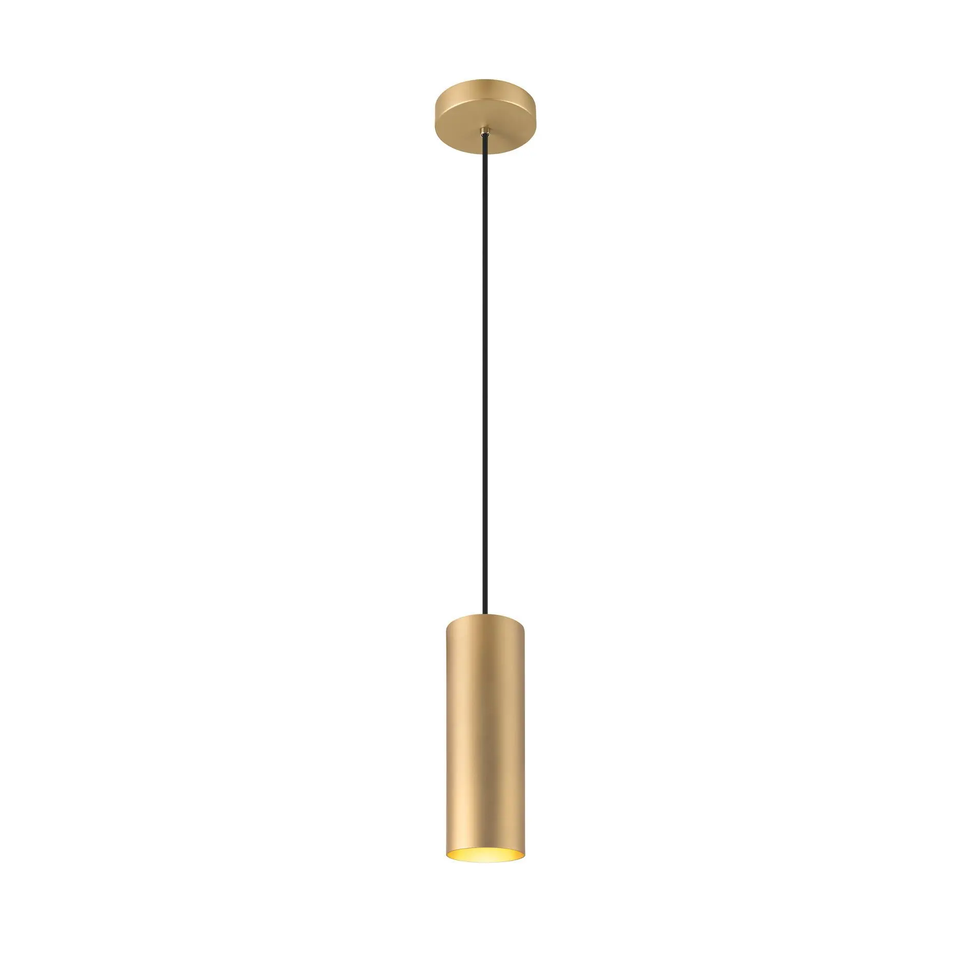 Produktfoto 1 von ENOLA® Pendelleuchte Pendellänge 150cm E27 1x max. 50W matt gold