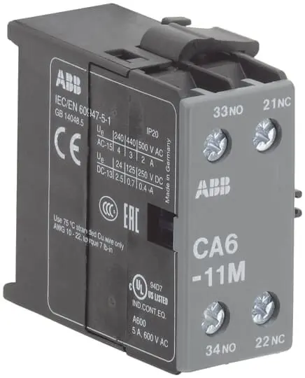 Produktfoto 1 von CA6-11M Hilfsschalter m. Schraubanschl. CA6-11M
