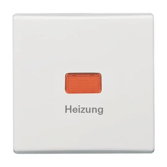 Abdeckung für Heizung-Notschalter UP alpinweiß