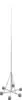 Fangstange freistehend D60/10mm L10M Al m.Sechsbeinstativ R 1200mm St/tZn -SET-
