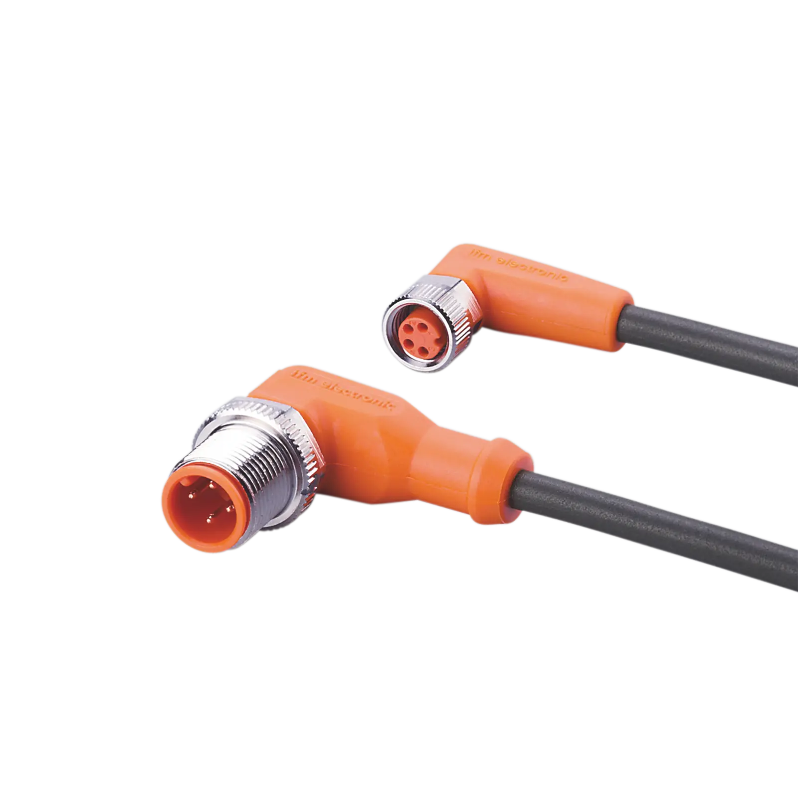 Produktfoto 1 von Verbindungskabel <50VAC 0,3m PUR Gehäuse TPU orange FKM IP65/67-69K