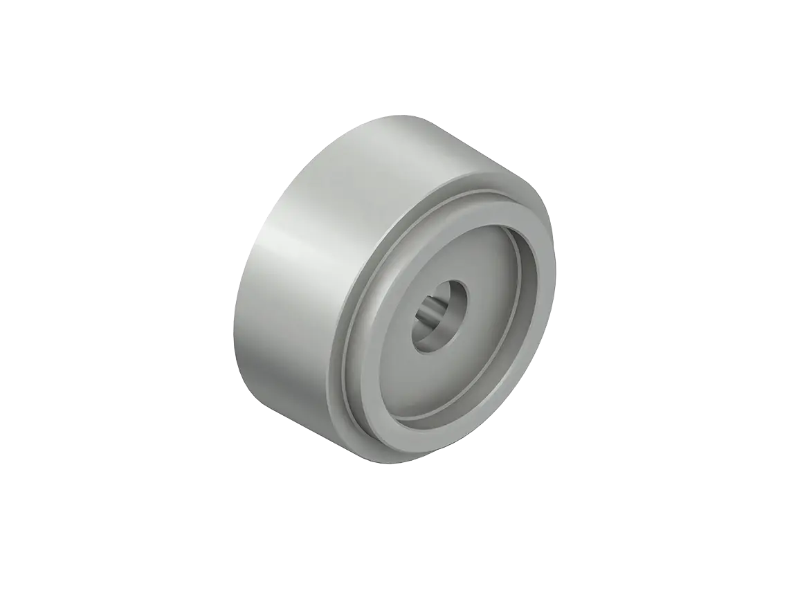 Produktfoto 1 von Abstandhalter Höhe 20mm grau RAL7030 665/20.01