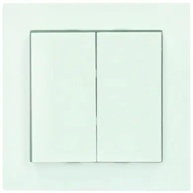 Produktfoto 1 von 10xKNX Secure UP Tastsensor 4fach TH 55x55 Binär EA Busankop.+Temp./Feuchtes.